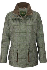 2023 Alan Paine Womens Didsmere Technical Tweed Coat DIDLCOT - Seagrass